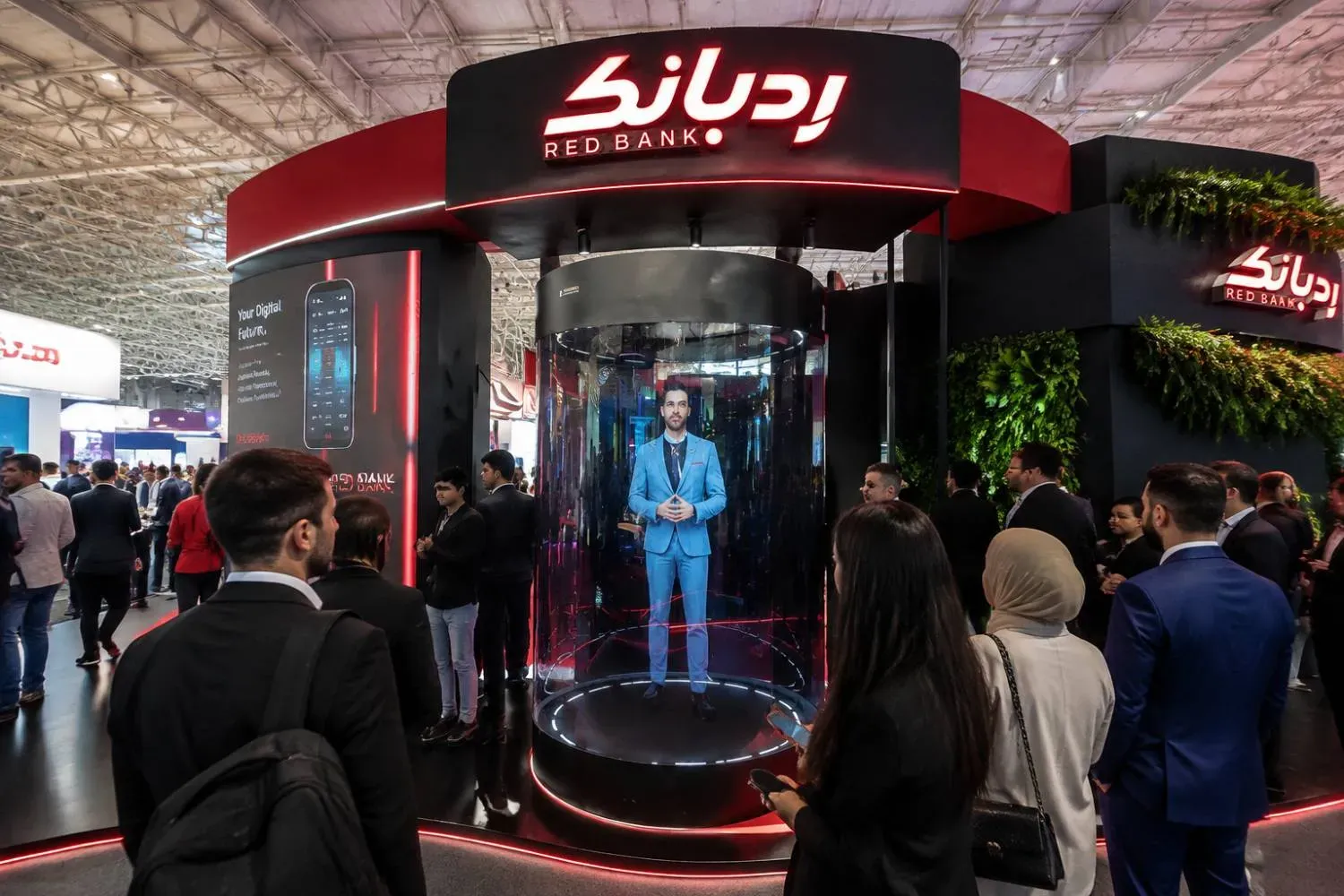 هولوگرافیک سیلندر ۷۵ اینچ در نمایشگاه الکامپ — رد بانک